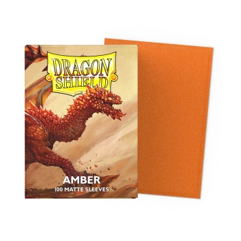 Dragon-Shield-Standard-Sleeves-matte-amber-100-Sleeves